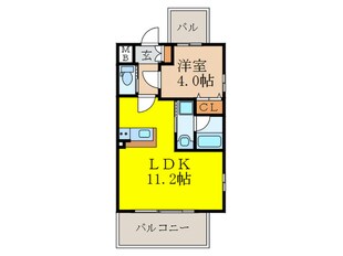 ＣＩＴＹ　ＳＰＩＲＥ西中島の物件間取画像